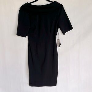 Adrianna Papell size 2 black short sleeve dress NEW WITH TAGS!!